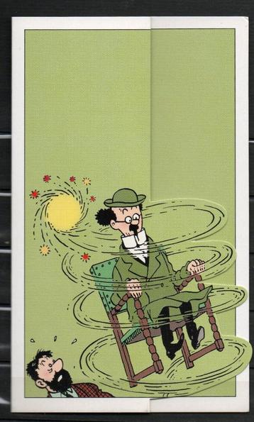 Carte postale : Hergé : Tintin - BASF - Système pop up beschikbaar voor biedingen