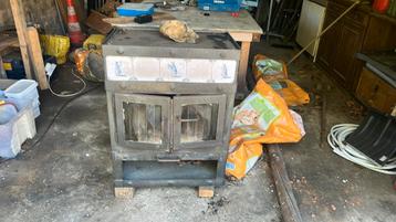 Poele à bois en tôle à restaurer, Enlèvement