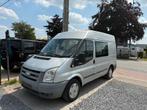FORD TRANSIT 2.2 TDCI 110 T260 FACELIFT DUBBEL CABINE 6 PL ✅, Auto's, Bestelwagens en Lichte vracht, Voorwielaandrijving, 4 deurs