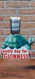 Zeldzaam reclamebord Guinness schildpad, Verzamelen, Ophalen of Verzenden, Nieuw, Reclamebord, Plaat of Schild, Overige merken