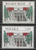 Gezamenlijke uitgifte België - Polen Mniszech-Paleis **, Ophalen of Verzenden, Postfris, Postfris