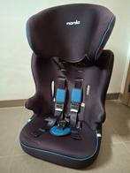 Autostoel groep 1/2/3 merk Nania blauw, Kinderen en Baby's, Autostoeltjes, Autogordel, Verstelbare rugleuning, Zo goed als nieuw