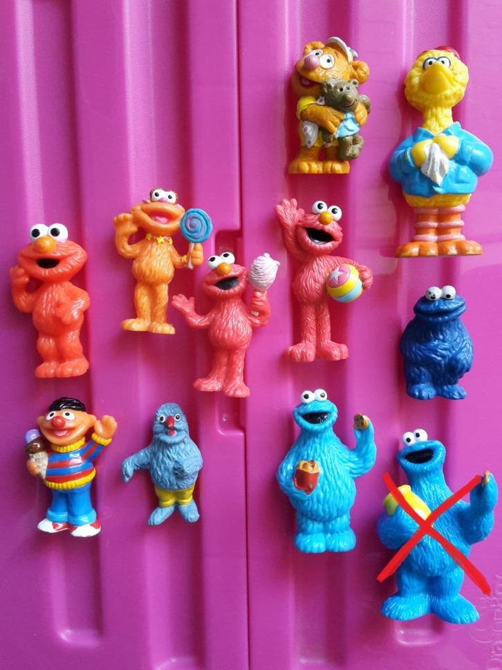 Originele oude Muppets / Sesame Street figuren, JHP, ’90, Verzamelen, Poppetjes en Figuurtjes, Zo goed als nieuw, Ophalen of Verzenden