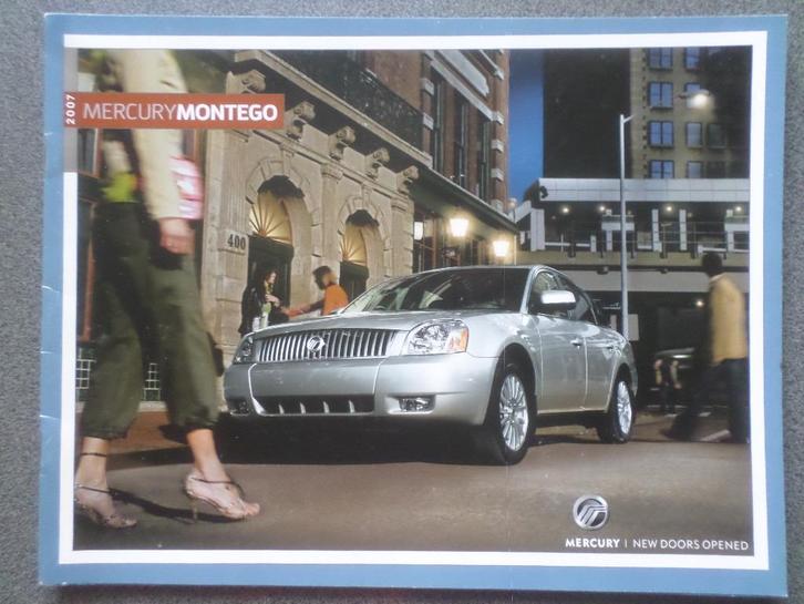 2007 Ford Mercury Montego Brochure, Boeken, Auto's | Folders en Tijdschriften, Ford, Ophalen of Verzenden