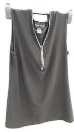 Prachtige zwarte blouse merk Frank Lyman t 38, Ophalen