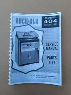 Service Manual: Rock-ola Capri 404 (1963) jukebox nieuw !!, Verzenden