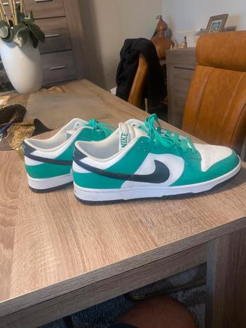 Nike Dunk Low Green White, Enlèvement, Comme neuf