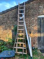 Stevige houten ladder, Doe-het-zelf en Bouw, Ladders en Trappen, Ophalen, Gebruikt, Ladder