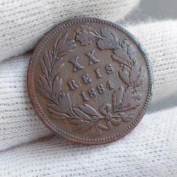 Piece de monnaie / Portugal / Luis I /  XX Reis / 1884, Enlèvement ou Envoi