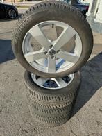 4 aluminium velgen Kia Mazda etc 205/55/17 91H Hankook Winte, 205 mm, 17 inch, Banden en Velgen, Gebruikt