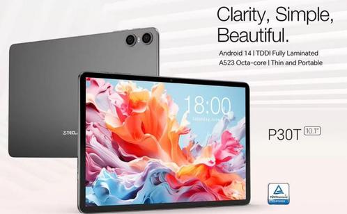 Android 14 Tablet, 10.1 Inch Ips, Max 10Gb Ram, 128Gb Rom., Computers en Software, Android Tablets, Nieuw, Wi-Fi, Ophalen of Verzenden