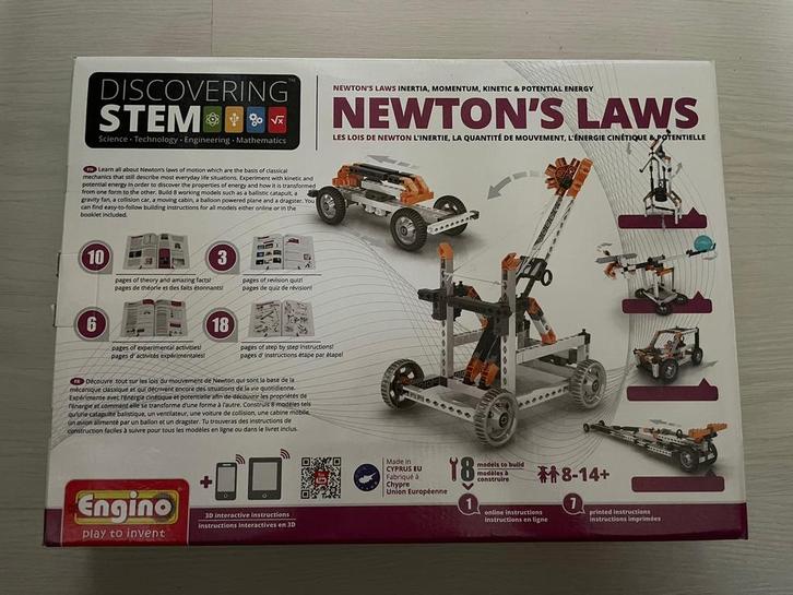 Discovering STEM - Newton’s Laws bouwset als nieuw, Hobby en Vrije tijd, Overige Hobby en Vrije tijd, Zo goed als nieuw, Ophalen of Verzenden