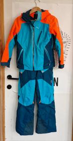 3-delig skipak Wedze - kind 12j. - kleur blauw/oranje, Sport en Fitness, Ophalen of Verzenden, Gebruikt, Ski, Kleding