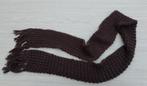 Een donkerbruine warme zachte sjaal - ca 240 cm lang, Kleding | Dames, Mutsen, Sjaals en Handschoenen, Ophalen of Verzenden, Nieuw