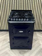 Aga 60cm Gas Fornuis Donkerblauw + 2x Elektrische Oven, Elektronische apparatuur, Fornuizen, Ophalen of Verzenden, Grill, Gas