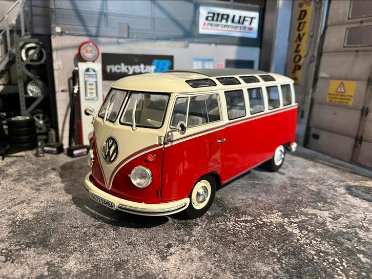 1:18 Volkswagen T1 Samba - nieuw in doos, Hobby en Vrije tijd, Modelauto's | 1:18, Auto, Solido, Ophalen of Verzenden