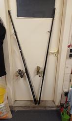 2karperstokken, Watersport en Boten, Hengelsport | Karpervissen, Ophalen, Zo goed als nieuw, Molen