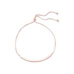 14K rosé verguld zilveren damesarmband, Ophalen of Verzenden, Nieuw, Zilver