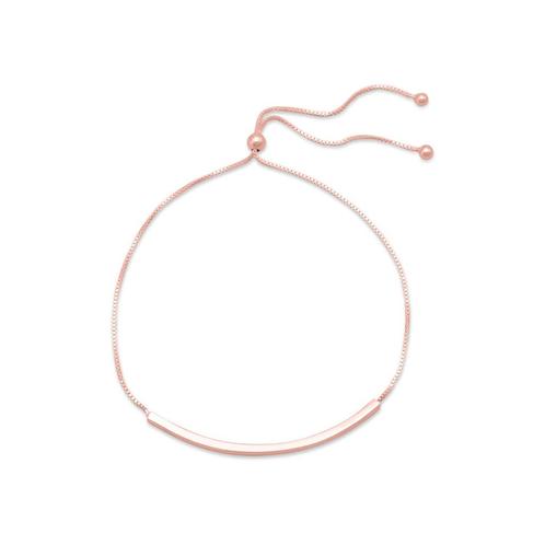 14K rosé verguld zilveren damesarmband, Handtassen en Accessoires, Armbanden, Nieuw, Zilver, Ophalen of Verzenden