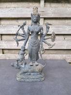 Bronzen beeld van Durga Mahishasura Mardini/India, Ophalen of Verzenden