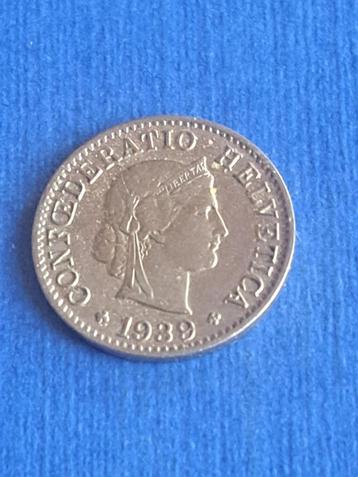 1939 Zwitserland 5 rappen beschikbaar voor biedingen