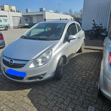 Opel corsa benzine 2009, Auto's, Opel, Zwart, Handgeschakeld, Particulier, Zilver of Grijs