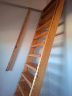 Houten trap voor zolder of mezanine, Doe-het-zelf en Bouw, Ladders en Trappen, Ophalen, Zo goed als nieuw, Trap