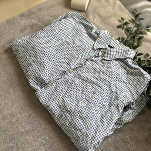 CHAPS geruit overhemd – maat XXL, wit met blauw ruitpatroon, Kleding | Heren, Grote Maten, Zo goed als nieuw, Overhemd, Blauw
