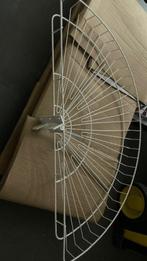 Halfrond draaibaar pottenrek, Huis en Inrichting, Ophalen, Wit, 50 tot 100 cm, Zo goed als nieuw