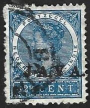 1 Postzegel 1903 Koningin Wilhelmina  Nederlands-Indië Java beschikbaar voor biedingen