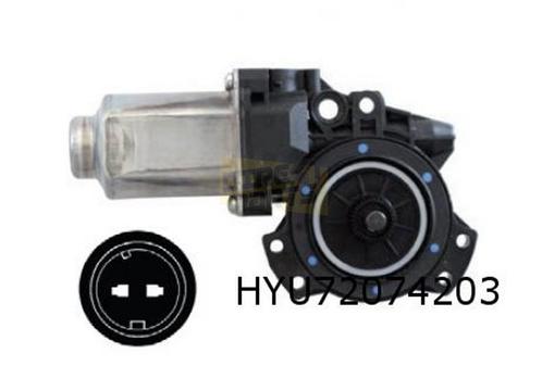 Hyundai Santa Fe (2/06-3/10) motor raammechaniek Links achte, Auto-onderdelen, Ruiten en Toebehoren, Hyundai, Nieuw, Ophalen of Verzenden
