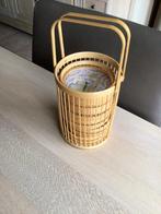 Vintage bamboe onderzetters met vlinders, Ophalen of Verzenden