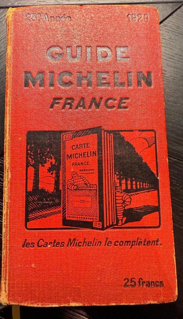 Antieke Michelin gids "France" 1929, Boeken, Reisgidsen, Gelezen, Hotel- of Restaurantgids, Michelin, Ophalen of Verzenden
