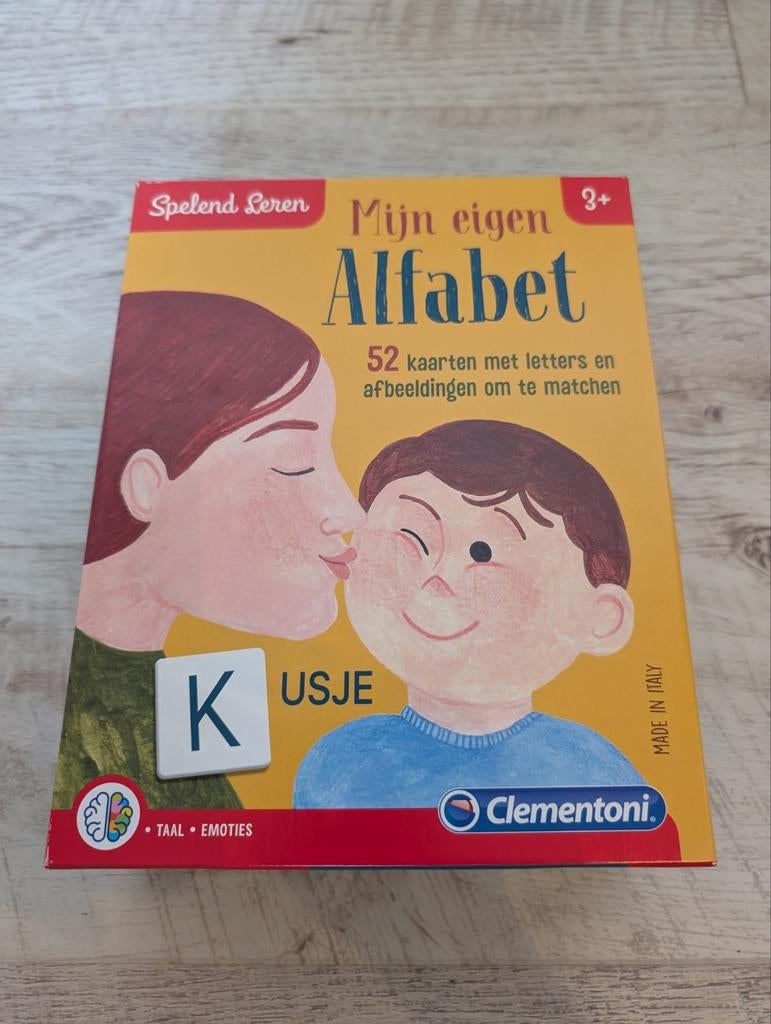 Mijn eigen alfabet spelend leren Clementoni, Kinderen en Baby's, Ophalen of Verzenden, Zo goed als nieuw
