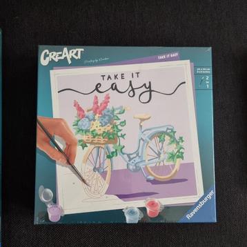 Schilderen op nummer. beschikbaar voor biedingen