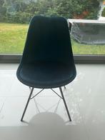 Set 8 eetkamerstoelen, Ophalen, Blauw, Nieuw, Stof