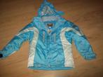 Lichtblauwe winterjas maat 140 (zgan), Kinderen en Baby's, Kinderkleding | Maat 140, Ophalen, Zo goed als nieuw