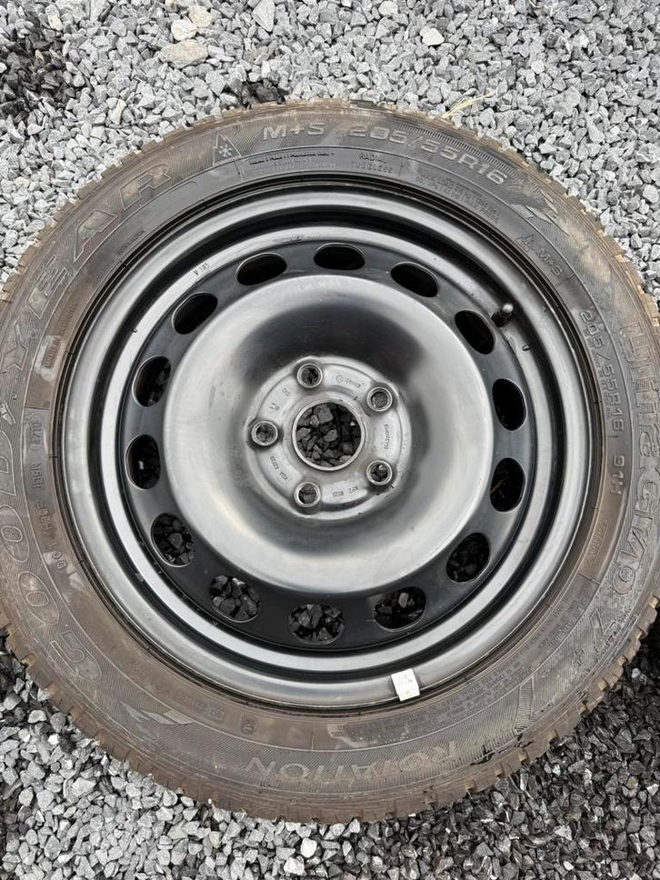 Jantes en tôle pneus hiver, Auto-onderdelen, Banden en Velgen, Band(en), Winterbanden, 16 inch, Ophalen