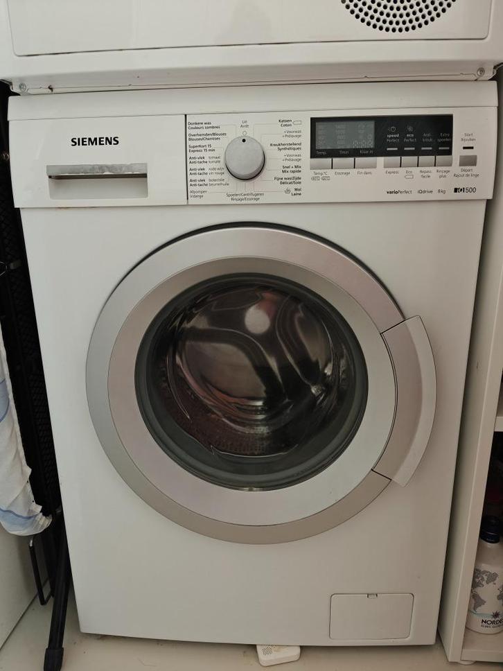 Wasmachine: (werkt!) Siemens WM14Q464FG IQ500 iSensoric, Elektronische apparatuur, Wasmachines, Gebruikt, Voorlader, 6 tot 8 kg