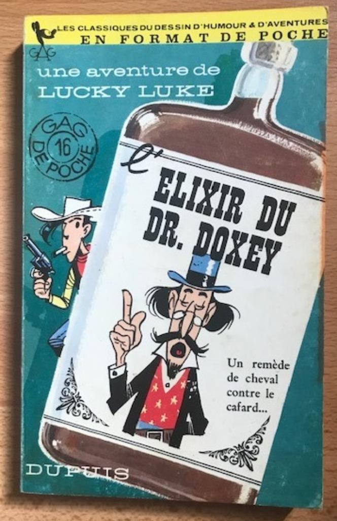 GAG DE POCHE 16 LUCKY LUKE - L'ELIXIR DU DR. DOXEY - MORRIS, Boeken, Stripverhalen, Zo goed als nieuw, Eén stripboek, Ophalen of Verzenden