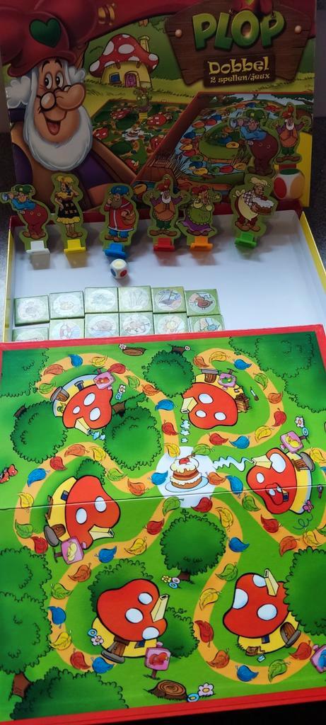 Dobbel Plop – magisch dobbelspel in het kabouterbos!, Hobby en Vrije tijd, Gezelschapsspellen | Bordspellen, Zo goed als nieuw