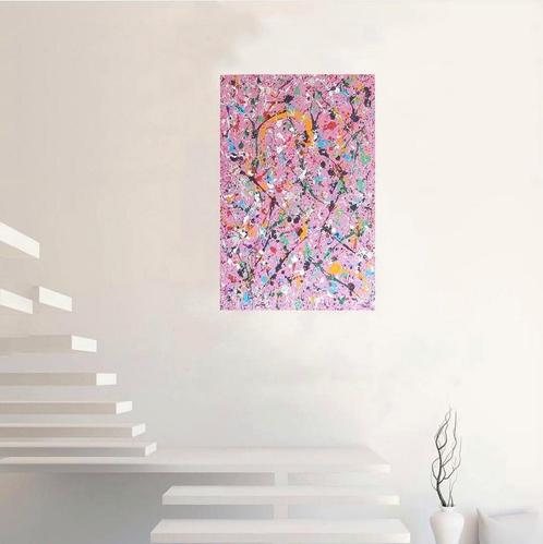 Spring is coming, Antiek en Kunst, Kunst | Schilderijen | Abstract, Ophalen of Verzenden