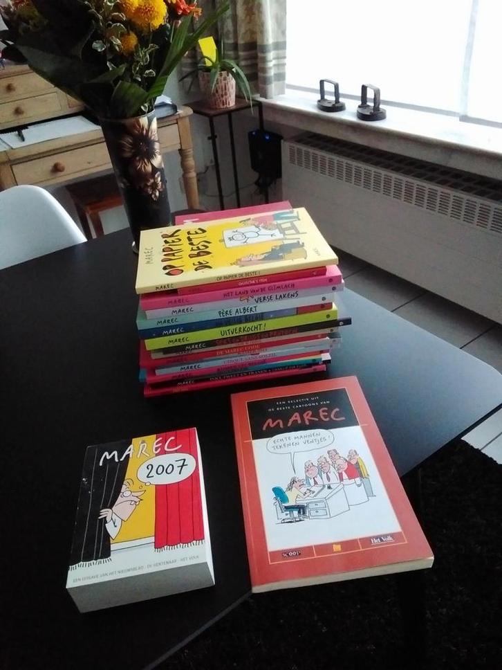 Marec - Cartoons - 16 jaaruitgaven, kalender, verzamelboekje, Boeken, Overige Boeken, Zo goed als nieuw, Ophalen of Verzenden