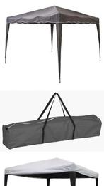 Tonnelle + toit imperméable amovible + housse de transport, Jardin & Terrasse, Tente de réception, Pliable, Moins de 4 mètres