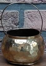 Geelkoperen vintage waterketeltje - Raulin Dinant, Antiek en Kunst, Ophalen of Verzenden, Koper