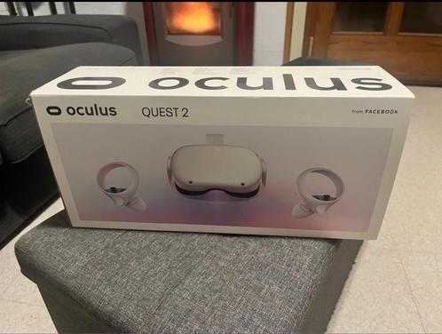 Oculus Meta Quest 2 128 Go + câble de 2 mètres + étui, Consoles de jeu & Jeux vidéo, Virtual Reality, Comme neuf, Enlèvement ou Envoi