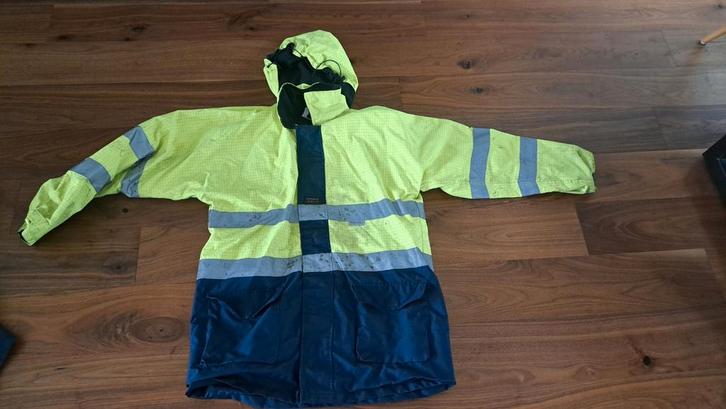 3 IMPERMÉABLES IGNIFUGES ET ANTISTATIQUES DE SIGNALISATION, Jardin & Terrasse, Vêtements de travail, Neuf, Manteau, Enlèvement ou Envoi