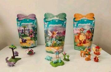 Playmobil Fairies 9140 9139 en 9141 beschikbaar voor biedingen