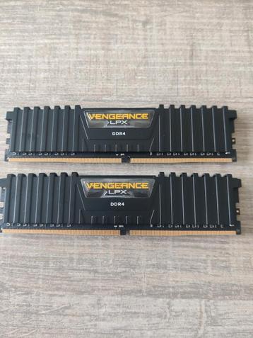 Corsair Vengeance 16GB DDR4 3000MHz Black, Informatique & Logiciels, Mémoire RAM, Enlèvement ou Envoi, DDR4, Comme neuf, Desktop