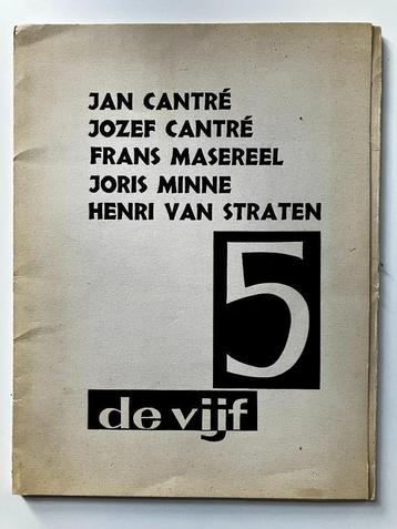 Tentoonstelling De Vijf Cantré Masereel Minne Van Straten beschikbaar voor biedingen